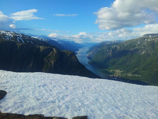 View toward Odda and the Sørfjord. © Finn Arve Berget