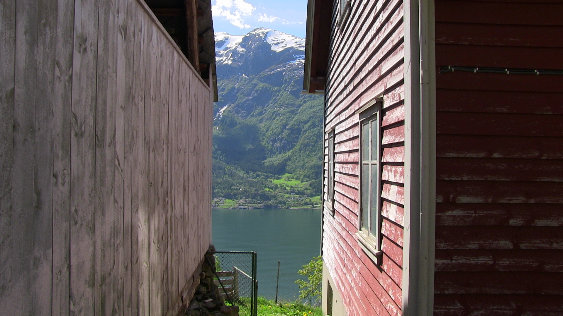 View from the old house, between barns  © Anne Gullbjørg Digranes